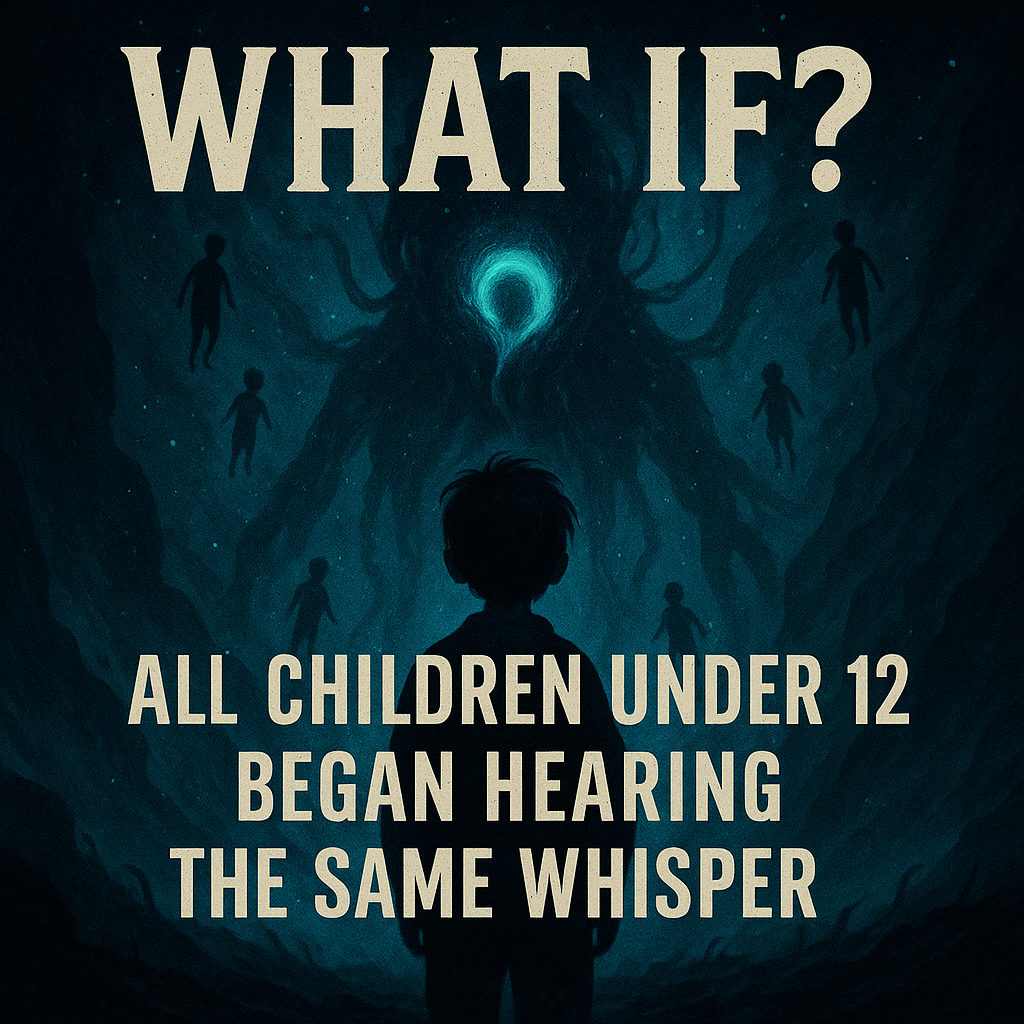 What if? All children under 12 began hearing the same whisper.