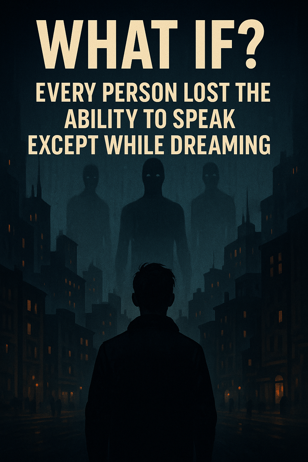 What if? Every Person Lost the Ability to Speak Except While Dreaming.