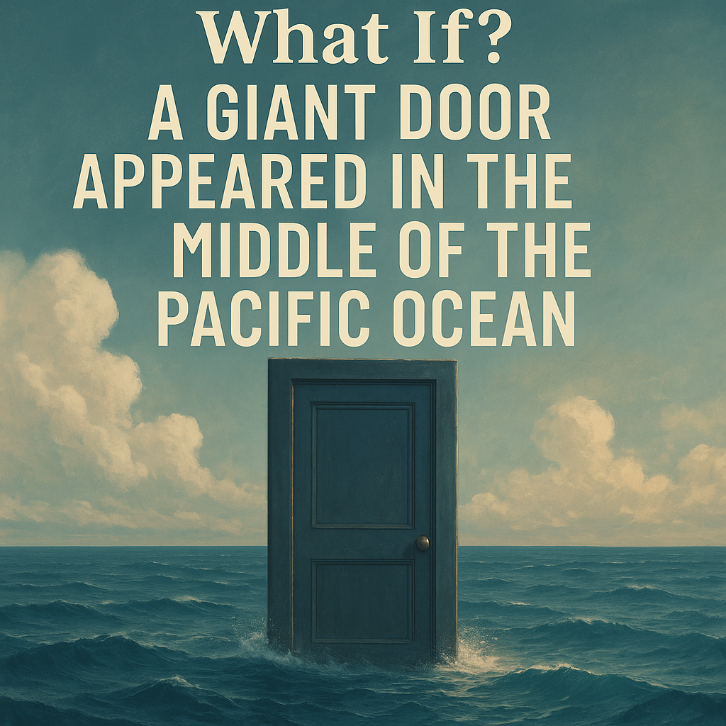What if? A Giant Door Appeared in the Middle of the Pacific Ocean.